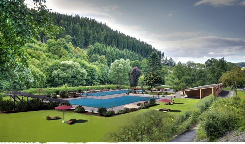 Visualisierung Freibad Visualisierung Freibad